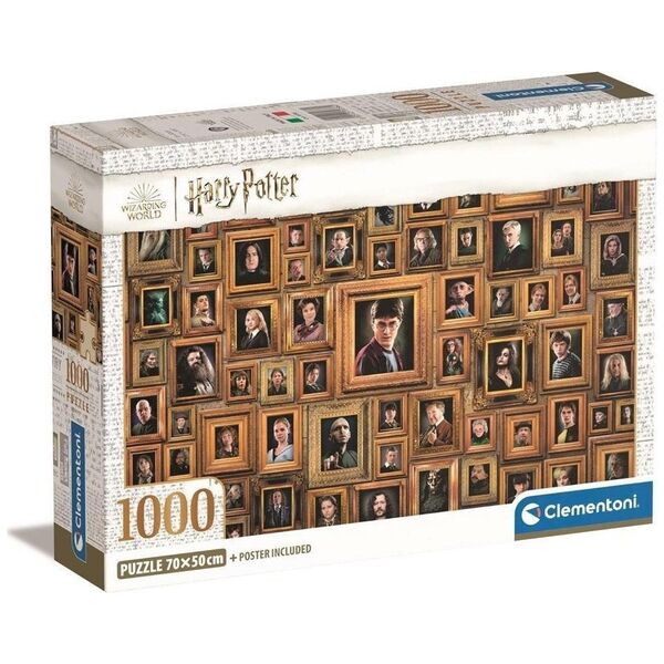 Clementoni CLE puzzle 1000 Compact Imposs..Harry Potter 39786