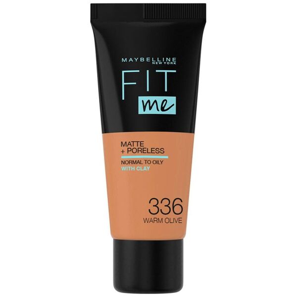 Maybelline Maybelline, Fit Me Matte + Poreless, Liquid Foundation, 336, Warm Olive, 30 ml για γυναίκες 13078786 3600531583347