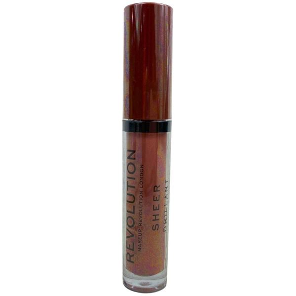 Makeup Revolution Makeup Revolution, Sheer Brilliant, Vegan, Lip Gloss, 123, Brunch, 3,5 ml για γυναίκες 13079580 5057566073622