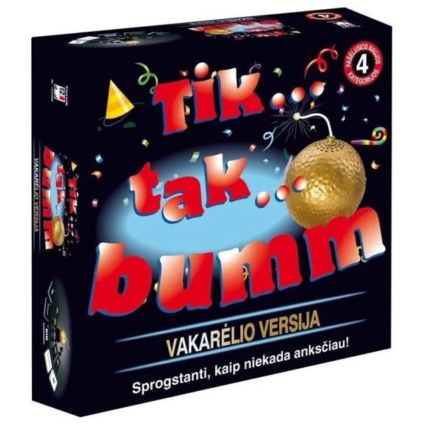 Piatnik PIATNIK Επιτραπέζιο παιχνίδι Tik Tak Bomb Party (Στη Λιθουανική γλώσσα.) 13204804 9001890722998