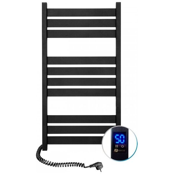 Navin Electric στεγνωτήριο πετσετών Navin Largo 500*1000 Αισθητήρας αριστερά μαύρος, 12-244153-5010 13214335 1224415350102
