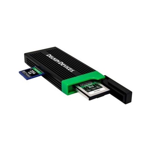 Czytnik Delkin Delkin Cardreader CFexpress Type B & SD UHS-II (Type C to C & Type C to A Cables)