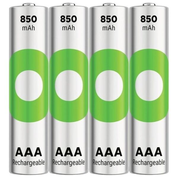 Μπαταρίες GP 1x4 GP ReCyko NiMH AAA 850mAH, έτοιμες για χρήση 13671764 4891199223099