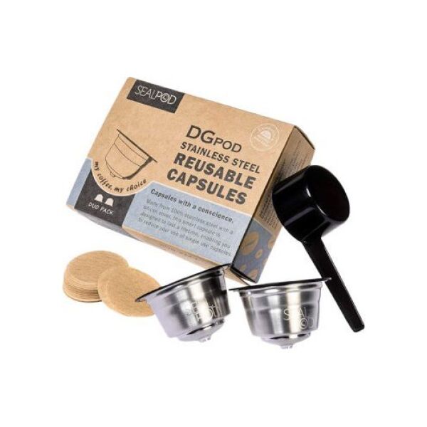 Reusable capsules compatible with NESCAFE(r) Dolce Gusto(r) Sealpod Duo Pack