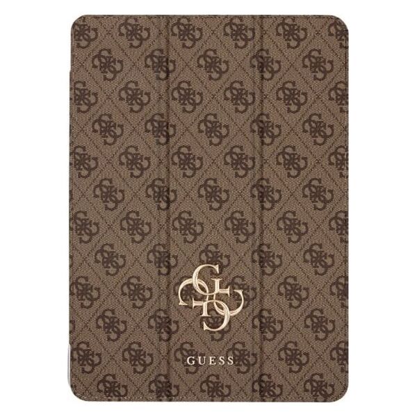 Guess GUFC11RM24PS4SGW iPad Air 11" 2024  brązowy/brown Magnetic 4G Big Logo