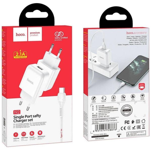 Ładowarka Hoco N2 1x USB-A 2 A