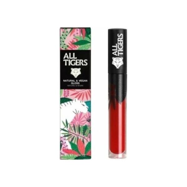 All Tigers All Tigers, Natural & Vegan, Natural, Shining, Lip Gloss, 818, Build Your Empire, 8 ml για γυναίκες 13075686 3701243208181