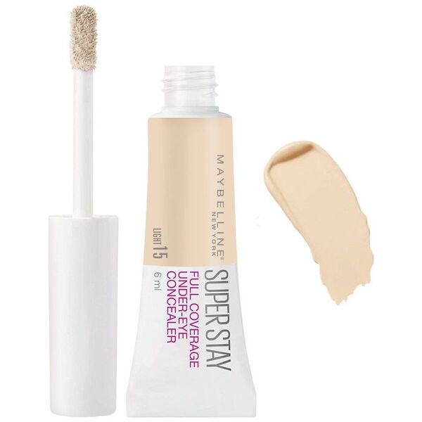 Maybelline Maybelline, SuperStay Full Coverage, Cream Concealer, 15, Beige Light, 6 ml για γυναίκες 13076287 3600531575755