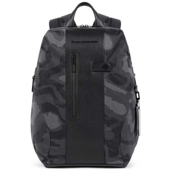 Piquadro Piquadro, Brief 2, Nylon And Leather, Backpack, Camor, Laptop And iPad, CA5478BR2, Unisex, 30 x 41 x 13 cm Unisex 13076887 8024671573382