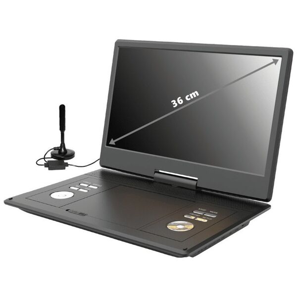Reflexion DVD player Reflexion DVD1424 φορητό DVD-Player Οθόνη 14'' 13567586 4260664981374