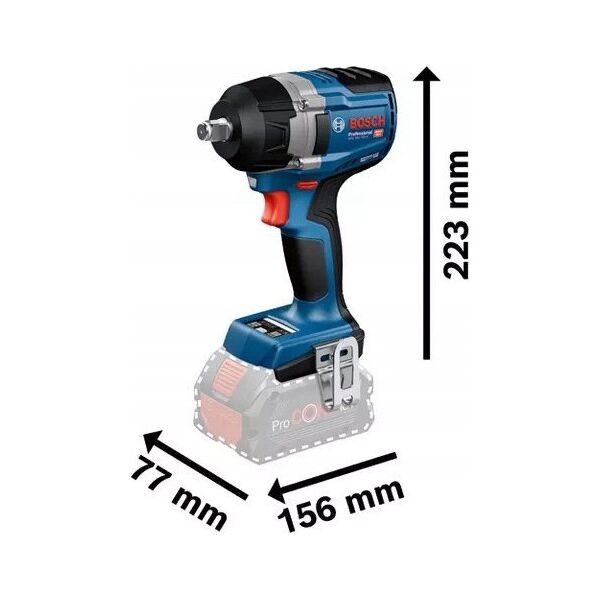 BOSCH.KEY UD.1/2" GDS 18V-750 C SOLO 750Nm