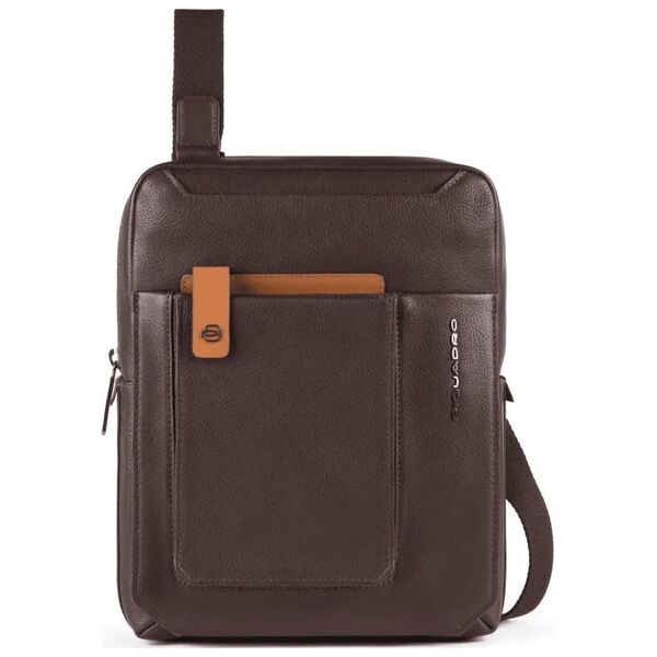 Piquadro Piquadro, Tallin, Leather, Small, Crossbody Bag, Brown, CA1816W108, 21.5 x 27 x 7 cm, For Men For Men