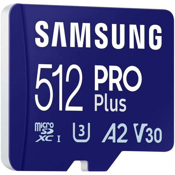 Karta Samsung PRO Plus MicroSDXC 512 GB U3 A2 V30 (MB-MD512SB/WW)