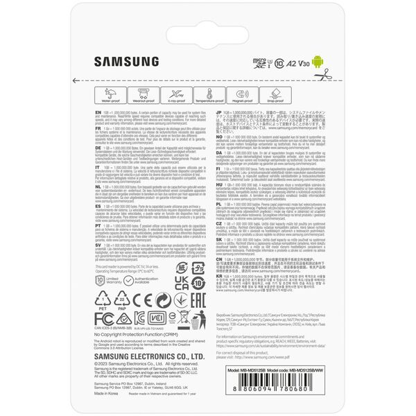 Karta Samsung PRO Plus MicroSDXC 512 GB U3 A2 V30 (MB-MD512SB/WW)