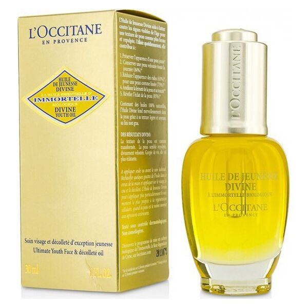 L'Occitane L'Occitane en Provence, Immortelle Divine, Αντιγηραντική, Λάδι, Για Πρόσωπο/Λαιμό & Ντεκολέτ, 30 ml για γυναίκες 14250226 3253581311165