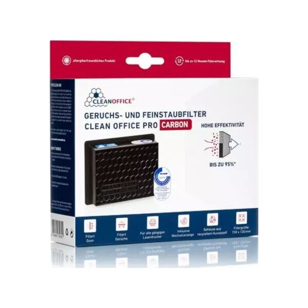 Cleanoffice Clean Office Drucker Feinstaubfilter Carbon 150x120x50mm 1er 14265657 4004060000000