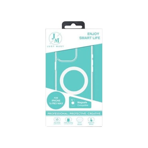 Just Must JM MAGSAFE CRYSTAL I για iPhone 16 Pro Max Clear (Clear) 14164308 6977248565001