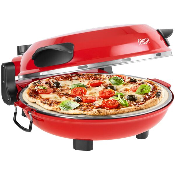 Piec do pizzy TEESA SUPREME + , 1200 W, 32 cm , okienko , wyjmowany kamień, sterowanie dwiema grzałkami