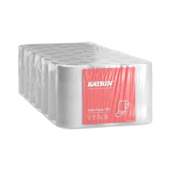 Katrin Toiletpapir Katrin Classic 400 2-lags 48m 42rul/kar 104834 - (42 χάρακες για χαρτοκιβώτιο) 13798660 4006897104834