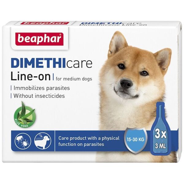 Beaphar Flea & Tick Line On (Dimethicone) Medium Dog 13801745 8711230000000