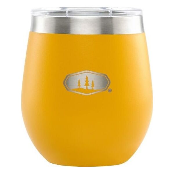 GSI Outdoors Glacier Stainless Glass  236ml [8 fl.oz.], Mineral Yellow