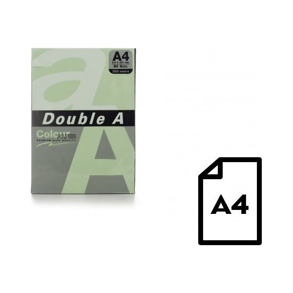 Double A Έγχρωμο χαρτί Double A, 80g, A4, 500 sheets, Lagoon 13831956 8858740000000