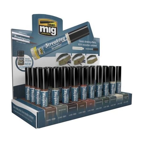 Vallejo Ammo: Streakingbrusher Display (40) 13958947 8432074081678