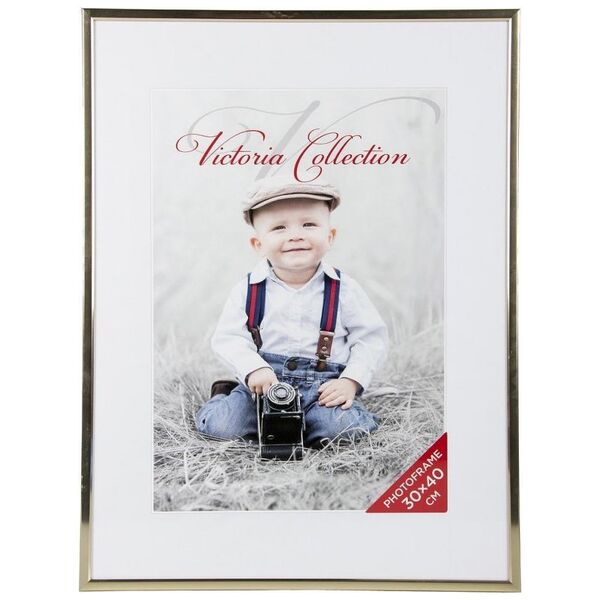 Victoria Collection Κορνίζα Αλουμίνιο 30x40, χρυσό 13991671 4741326202520