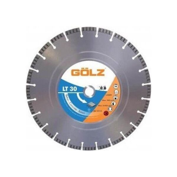 Προμήθεια δίσκου Diamond για σκυρόδεμα O350mm GOLZ LT30 13494185 4026189007735