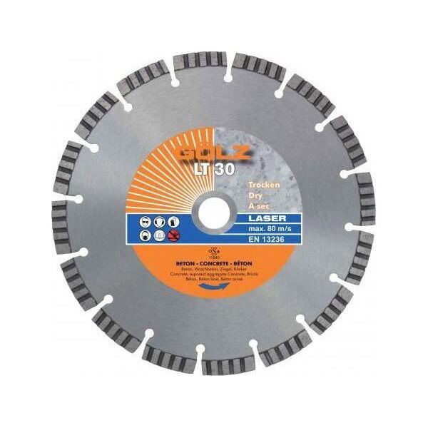 Προμήθεια δίσκου Diamond για σκυρόδεμα O350mm GOLZ LT30 13494185 4026189007735