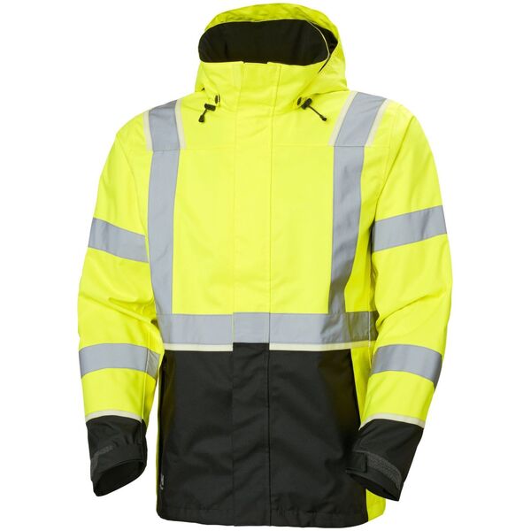 Ανδρικό μπουφάν Helly Hansen Reflective jacket HELLY HANSEN UC-ME Shell Jacket, κίτρινο 3XL 13768074 7040058030553