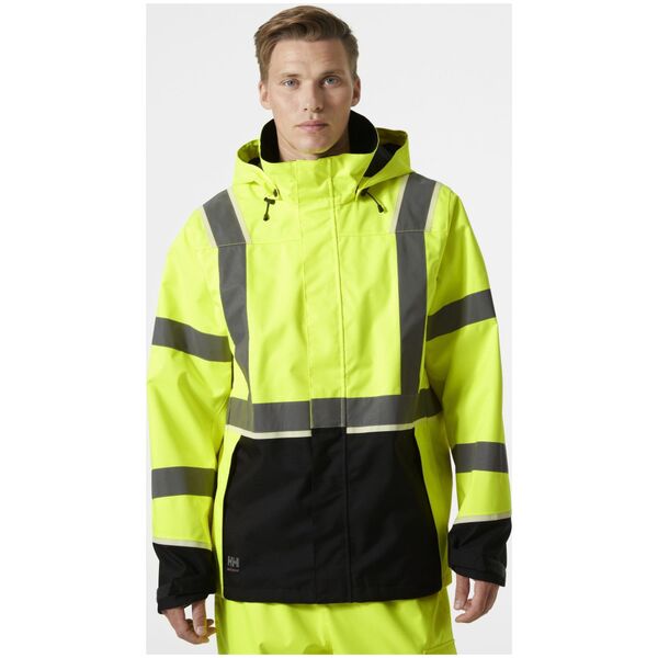 Ανδρικό μπουφάν Helly Hansen Reflective jacket HELLY HANSEN UC-ME Shell Jacket, κίτρινο 3XL 13768074 7040058030553
