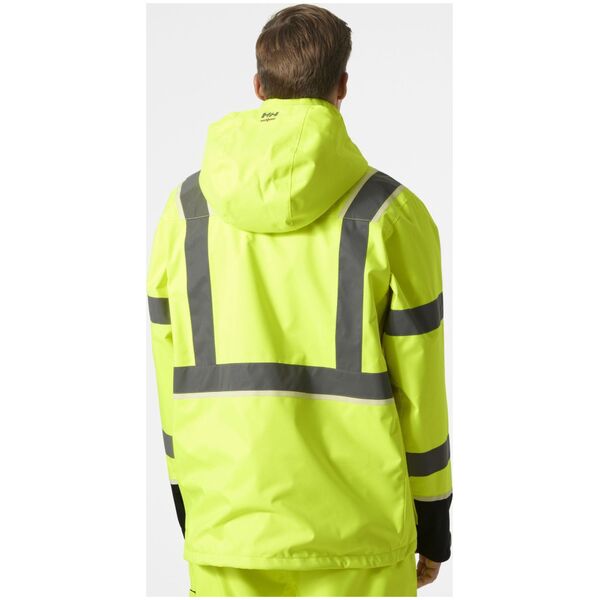 Ανδρικό μπουφάν Helly Hansen Reflective jacket HELLY HANSEN UC-ME Shell Jacket, κίτρινο 3XL 13768074 7040058030553