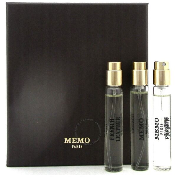 Memo Paris Set Trio, Memo Paris, Cuirs Nomades - French Leather, Eau De Parfum, Unisex, 3 τεμ., 10 ml *Φιαλίδιο Unisex 14240192 3700458612219
