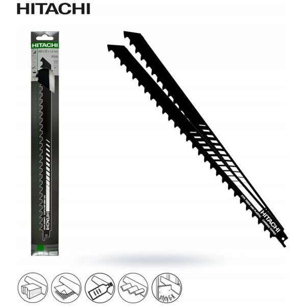 Hitachi Brzeszczot do piły szablastej RS80 2 sztuki