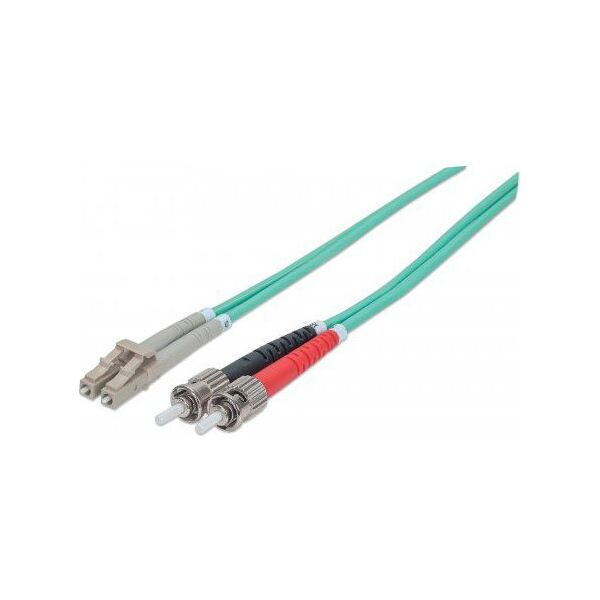 Intellinet Network Solutions Światłowód Krosowy, Duplex, Wielomodowy LC/ST 1m (751117)