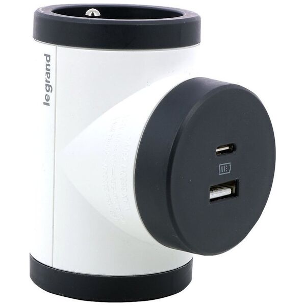 Legrand Rozgałęźnik obrotowy 2X2P+Z+USB AC-B/G Legrand 049437 himp