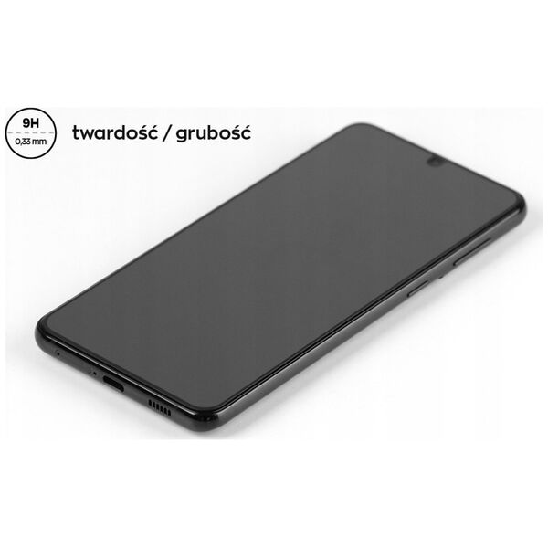 MyScreen Protector Oppo Reno4- Szkło hartowane na lekko zaokrąglone ekrany DIAMOND GLASS LITE edge FULL GLUE