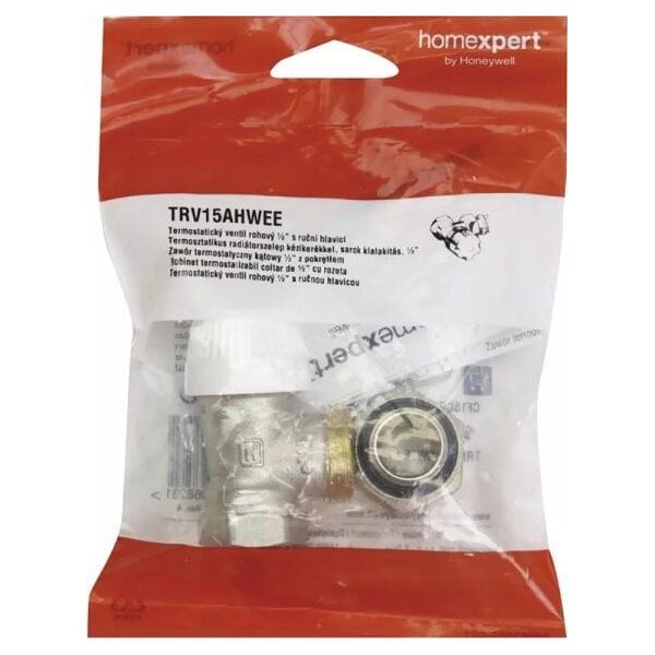 Θερμική βαλβίδα Honeywell γωνιακό 1/2 με πόμολο HOMEXPERT της Honeywell ΘΕΡΜΟΣΤΑΤΗΣ ΓΩΝΙΑΣ 1/2 + ΠΟΜΟΛΟ 12208960 4029289068231