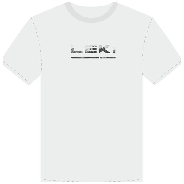 T-shirt Leki LE με LEKI LOGO λευκό-μαύρο L 12324064 4028173265596
