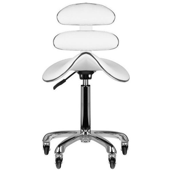 Activeshop Taboret kosmetyczny roll speed AM-880 biały