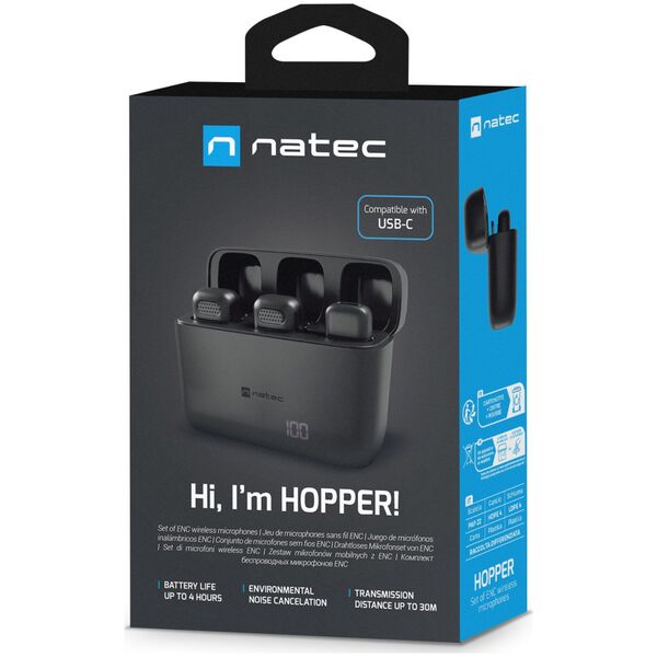 Mikrofon Natec Hopper USB-C 2szt. (NMI-2254)