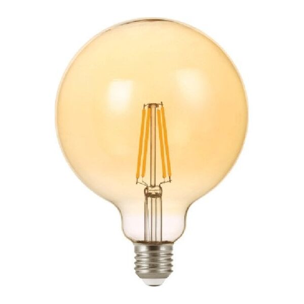 Λαμπτήρας LED Lumax Lumax Amber LC161 12W E27 G125 1300LM πορτοκαλί 10802986 5901087205294