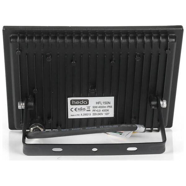 Προβολέας Lumax Προβολέας LED Lumax Heda Floodlight HFL150N 50W 4000lm 4000K 120° IP65 μαύρο 10803003 5901087203009