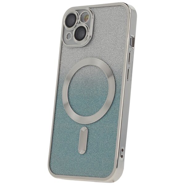 Glitter Chrome Mag case for iPhone 12 6,1&quot; silver gradient 5900495232083