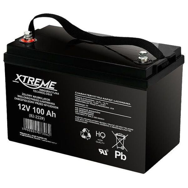 Xtreme Akumulator żelowy 12V/100Ah (82-222#)