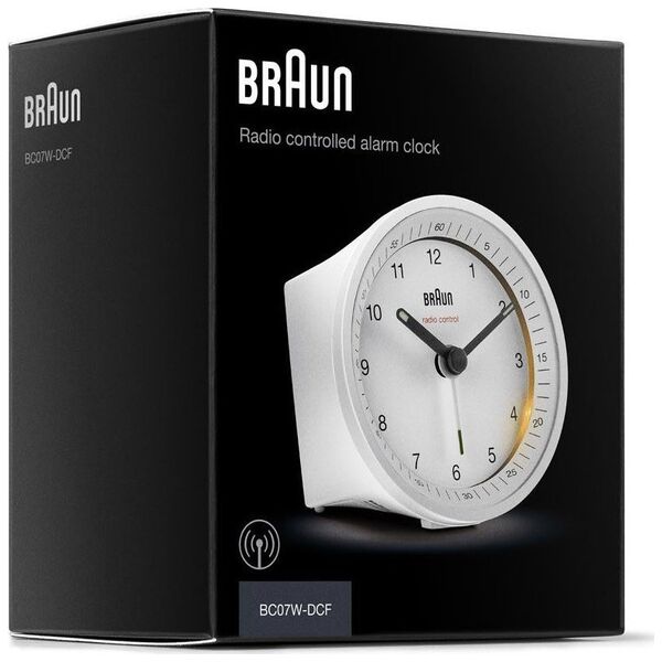 Braun Braun BC 07 W-DCF Ραδιόφωνο ξυπνητήρι λευκό 11098905 4007218670106