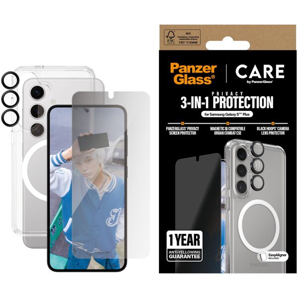 CARE Flagship 3-in-1 Privacy Bundle Samsung Galaxy S25 Plus