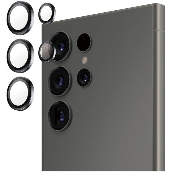 PanzerGlass Hoops Black Lens Protector Galaxy S25 Ultra