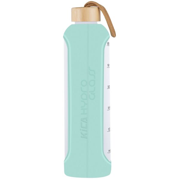 Butelka szklana KiCA Hydro Glass 1000 ml - zielona.